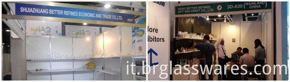 trade show of Decorative Glass Slippers For Wedding